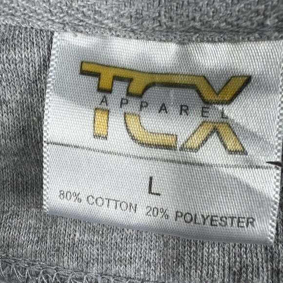 Y2K TCX Minnesota Golden Gophers Sweatshirt Adult Large Grey Faded Logo Hoodie - Picture 10 of 16